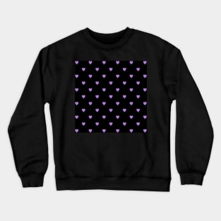 purple hearts Crewneck Sweatshirt